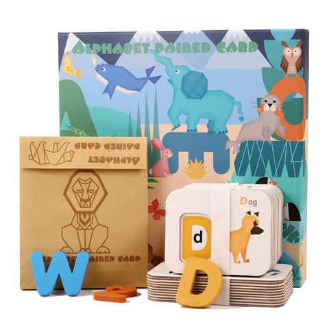 (; White; Size 8.3cm x 10.5cm)(Item #3) 3D Double Sided Alphabet and Numbers Paired Puzzles Flashcards