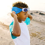 SPLASH SWIM GOGGLES - 'Mercia - Fun, Fashionable, Comfortable - Fits Kids and Adults - Won't Pull Your Hair - Easy to Use - High Visibility
