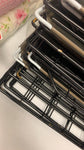 (Used,Rusty; Black; Product 12.2"D x 36.6"W x 36.6"H)(Item #24) (Similar) SONGMICS Metal Wire Cube Storage,9-Cube Shelves Organizer,Stackabl