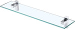 (Item #9) KES Bathroom Shelf 24 Inch Glass Shelf Wall Mounted Tempered Glass Shelf Polished Chrome Finish, BGS3201S60(;;)