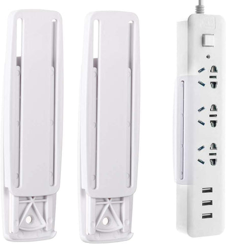 power-strip-fixator-2-pack-self-adhesive-power-strip-holder-punch-free-socket-sticker-fixer-for-desk-wall-kitchen-wifi-router-remote-control-item
