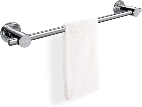 (; Silver; Product 24.5"L x 2"W x 4.2"H)(Item #10) BOPai 24 inch Vacuum Suction Cup Towel Bar,Removeable Shower Mat Rod Shower Door Adhesive