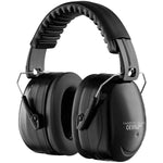 (Like new; Black; Package _ 6.57 x 5.79 x 3.98 inches)(Item #34) Ear Defenders Adult - Foldable Hearing Protection Ear Muffs Noise Cancellin