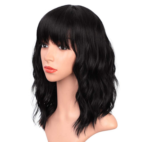 black-entranced-styles-black-wigs-with-bangs-for-women-14-inches-synthetic-curly-bob-wig-for-girl-natural-looking-wavy-wigs-item-107