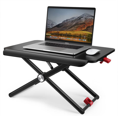 (; Black; Product 28.4"D x 23.6"W x 4.7"H)(Item #3) (Similar, Brand “Woka”) Standing Laptop Desk Converter, Sit Stand Adjustable Computer Wo