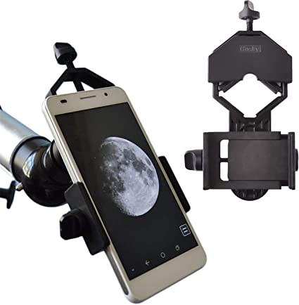 Gosky Cell Phone Adapter Mount - Compatible Binocular Monocular Spotting Scope Telescope Microscope-Fits almost all Smartphone on the Market