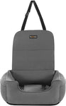 (Used; Gray; Item 21.7 x 19.7 x 7.9 inches)(Item #21) FEANDREA Dog Car Seat, Car Dog Bed, Dog Booster Seat for Small to Medium Dogs, Cats, R