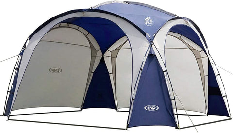 (;BLUE,WHITE;23.23 x 7.8 x 7.48 inches)(Item #22) UNP Easy Beach Tent Camping Sun Shelter Backyard Canopy, Easy up Cabana, Portable Rainproo