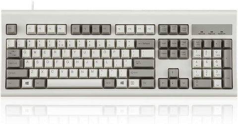 (; ; PRODUCT _17.95 x 6.65 x 1.34 inches)(Item #23) Perixx PERIBOARD-106M, Wired Performance Full-Size USB Keyboard, Curved Ergonomic Keys,