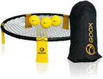 (Item #822) (;;) GOOX Spike Game Set Ball Game Set 3 Ball Kit Toss Game Ball Game with Playing Net, Carrying Bag