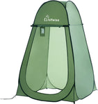 (; Green; Size: _47.2" L x 47.2" W x 74.8" H)(Item #29) WolfWise Pop-up Shower Tent