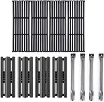 (; Black; Product 17.95 x 7.36 x 5.51 inches)(Item #5) Blackhoso Grill Parts Kit for Broil King Baron 320 Baron 420 440 490 Replacement Part