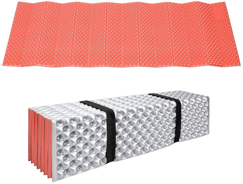 (; Oranger; Item 70 x 24 x 1 inches)(Item #17) BKS Foam Egg Crate Sleeping Folding Pad