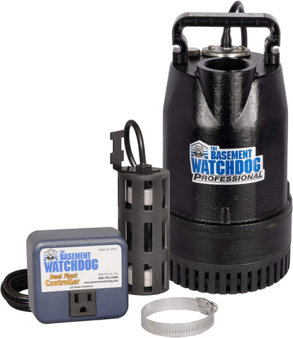 (; Black; Item  LxWxH	6.25 x 6.25 x 11.75 inches)(Item #4) THE BASEMENT WATCHDOG Model SIT-50D 1/2 HP 4,400 GPH at 0 ft. and 3,540 GPH at 10