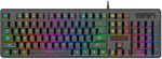 (; Black; Item 17.44 x 6.22 x 1.38 inches)(Item #4) Redragon K509-RGB PC Gaming Keyboard 104 Key Quiet Low Profile RGB Keyboard Backlit Dyau