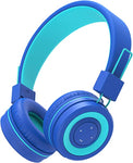 iClever BTH02 Kids Headphones, Kids Wireless Headphones with MIC, 22H Playtime, Bluetooth 5.0 & Stereo Sound, Foldable, Adjustable Headband,