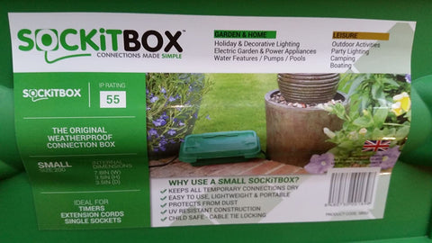 (; WHITE; Product 1 x 1 x 1 inches)(Item #518) SOCKiTBOX 100533217 Weatherproof Box Green Small,