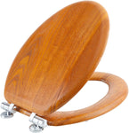 (; Wood Orange; Package 19.3 x 15.8 x 2.9 inches)(Item #17) Angel Shield Wood Toilet Seat Elongated with Soft Close,Easy Clean,Quick-Release