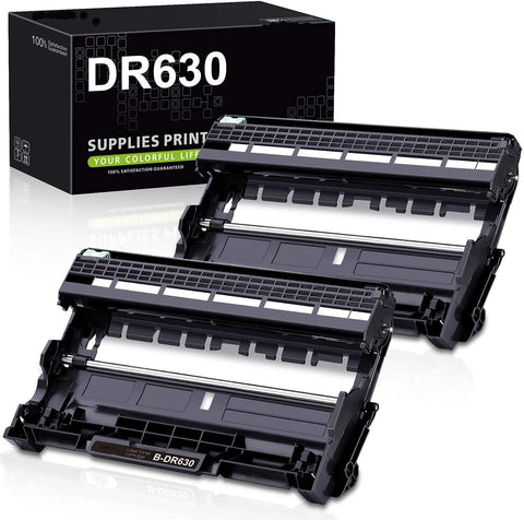 (Item #528) (2 Pack;;) Compatible Drum Unit Replacement for Brother DR630 DR-630 DR 630 for HL-L2300D HL-L2320D HL-L2340DW HL-L2380DW MFC-L2