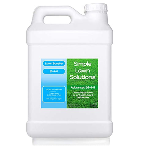 (Item #82) Advanced 16-4-8 Balanced NPK- Lawn Food Quality Liquid Fertilizer- Spring & Summer Concentrated Spray - Any Grass Type- Simple Lawn So