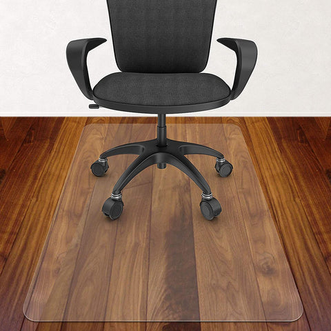 (; Black; Size: 48 x 48'' Square)(Item #8) Azadx Large Chair Mat for Hardwood Floor 48 x 48'', Clear Office Chair Mat for Hard Floors Square