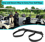 (; Black; Item 27.6 x 10 x 3 inches)(Item #14) 10L0L Golf Bag Attachment for 1987-Up Club Car DS Gas & Electric Golf Carts 1013935, Golf Bag