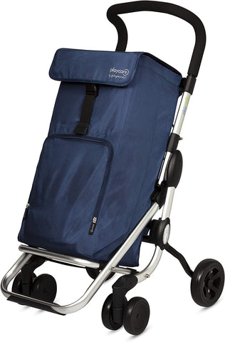 (Item #716) (;;) Playmarket Playcare Folding Shopping Cart with Swivel Wheels