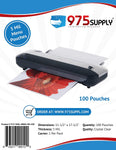 (Item #22) 975 Supply 5 Mil Double Letter Laminating Pouches, 11.5 x 17.5 inches, 100 Pouches(6.644;;)