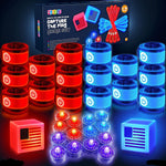(Item #828)Play22 American Capture The Flag Glow in The Dark Game - Capture The Flag Game Up to 14 Player