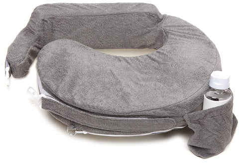 (No Box; Gray; Item 5.9 x 23 x 15.7 inches)(Item #9) My Brest Friend Deluxe Nursing Pillow, Evening Grey