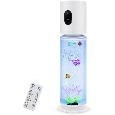 (Item #414) Humidifiers For Large Room Bedroom,3 In 1 Ultrasonic Cool Mist Humidifier Essential Oil Diffuser 3000Ml With Aquarium Tank With
