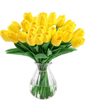 OMLDGGR 12 Stem Yellow Tulips Artificial